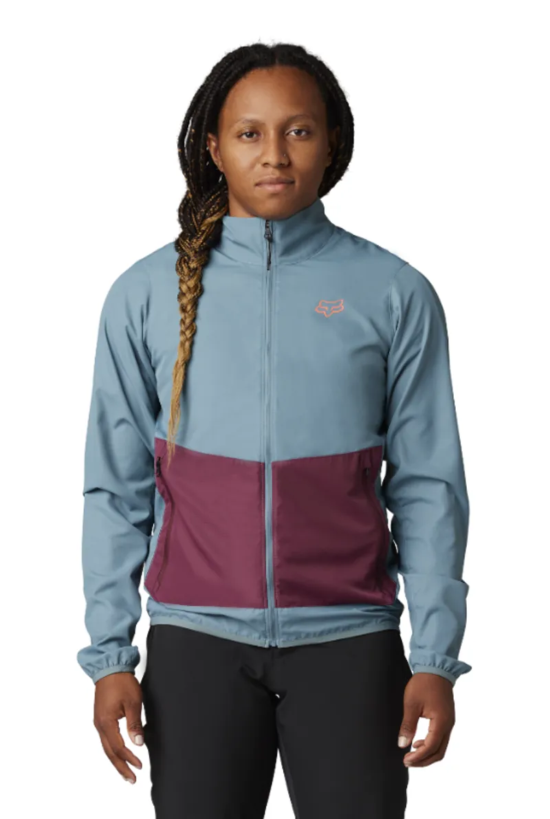 Fox Racing Women's Ranger Wind Jacket in Sea Foam-1