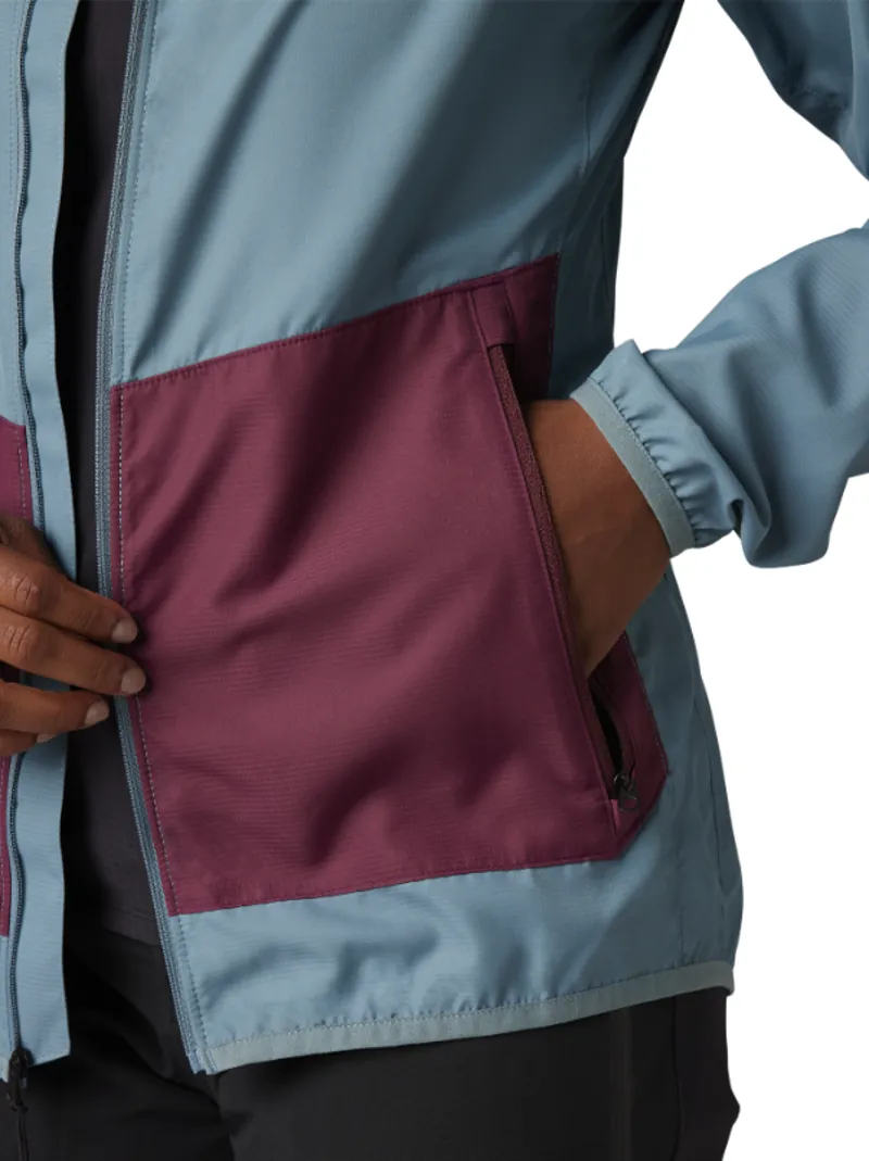 Fox Racing Women's Ranger Wind Jacket in Sea Foam-3