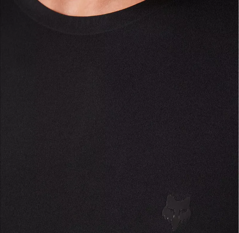 Fox Racing Tecbase Fire Long Sleeve Shirt in Black-1