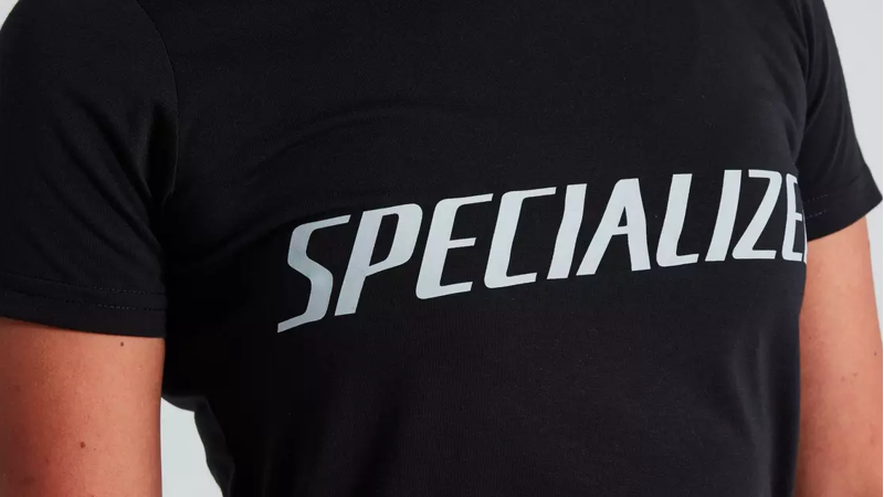 Specialized Women's Short Sleeve Wordmark T- Shirt in Black-1