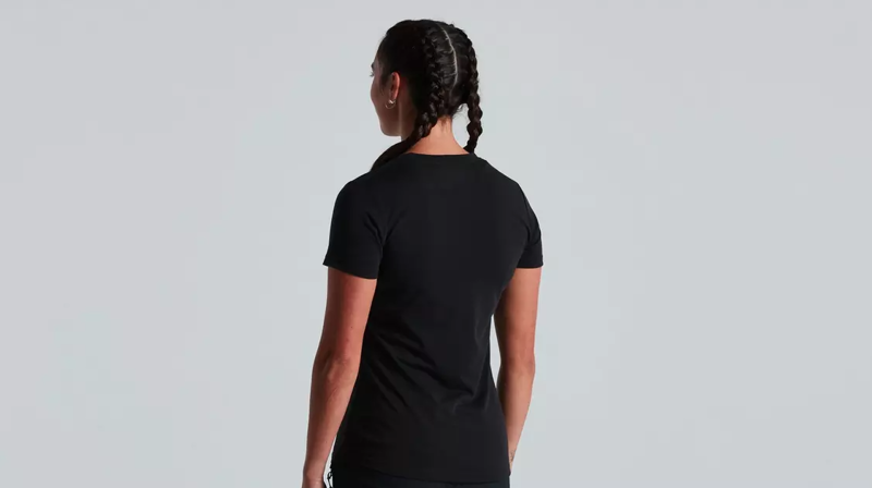 Specialized Women's Short Sleeve Wordmark T- Shirt in Black-2