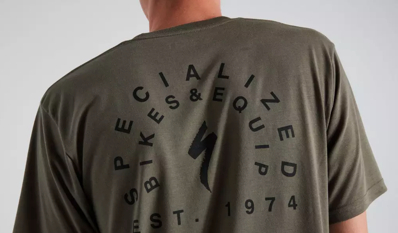 Specialized Stoke Short Sleeve T- Shirt in Oak Green-4