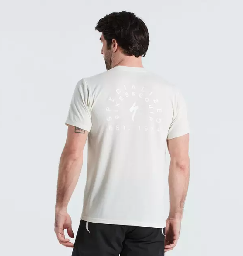Specialized Stoke Short Sleeve T- Shirt in White Mountains-1