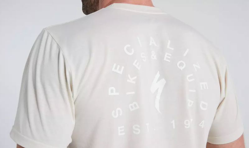 Specialized Stoke Short Sleeve T- Shirt in White Mountains-2