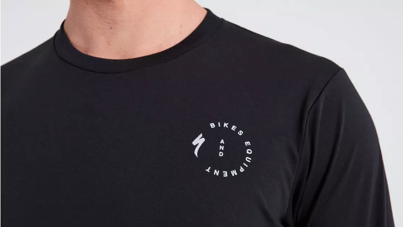Specialized Stoke Long Sleeve T-Shirt in Black-3