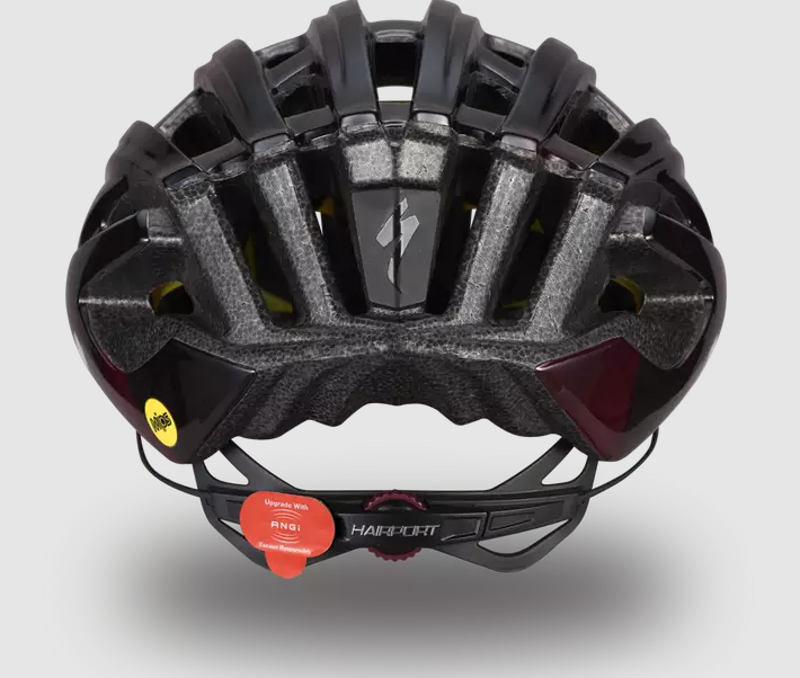 Specialized Propero III ANGI Helmet in Black/Maroon-3