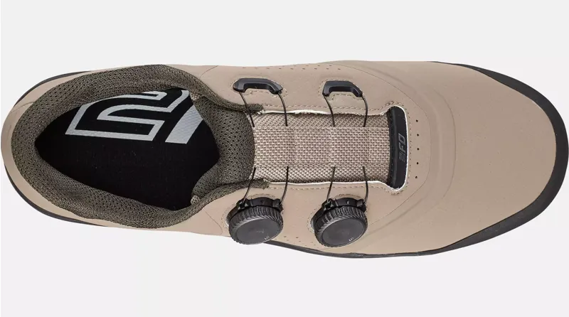 Specialized 2FO ClipLite Mountain Bike Shoes in Taupe/Moss Green-3