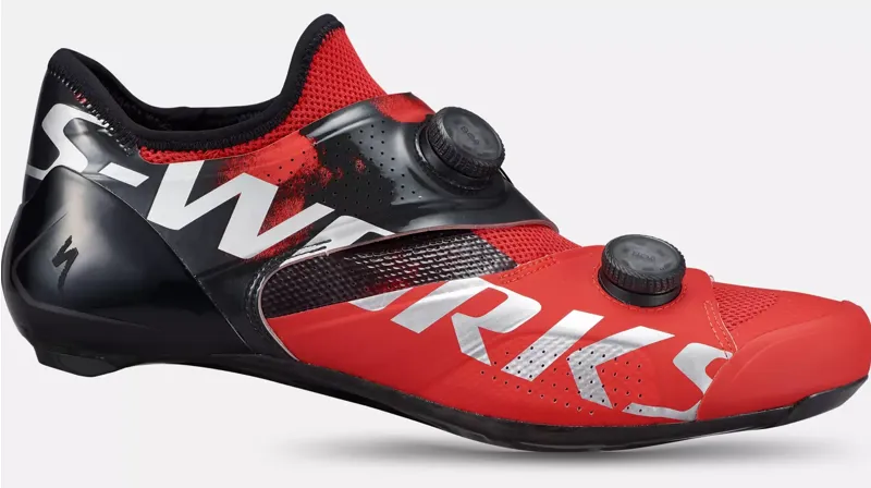 Specialized S-Works Ares Carbon Sole Road Shoes in Red