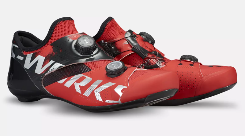 Specialized S-Works Ares Carbon Sole Road Shoes in Red-1