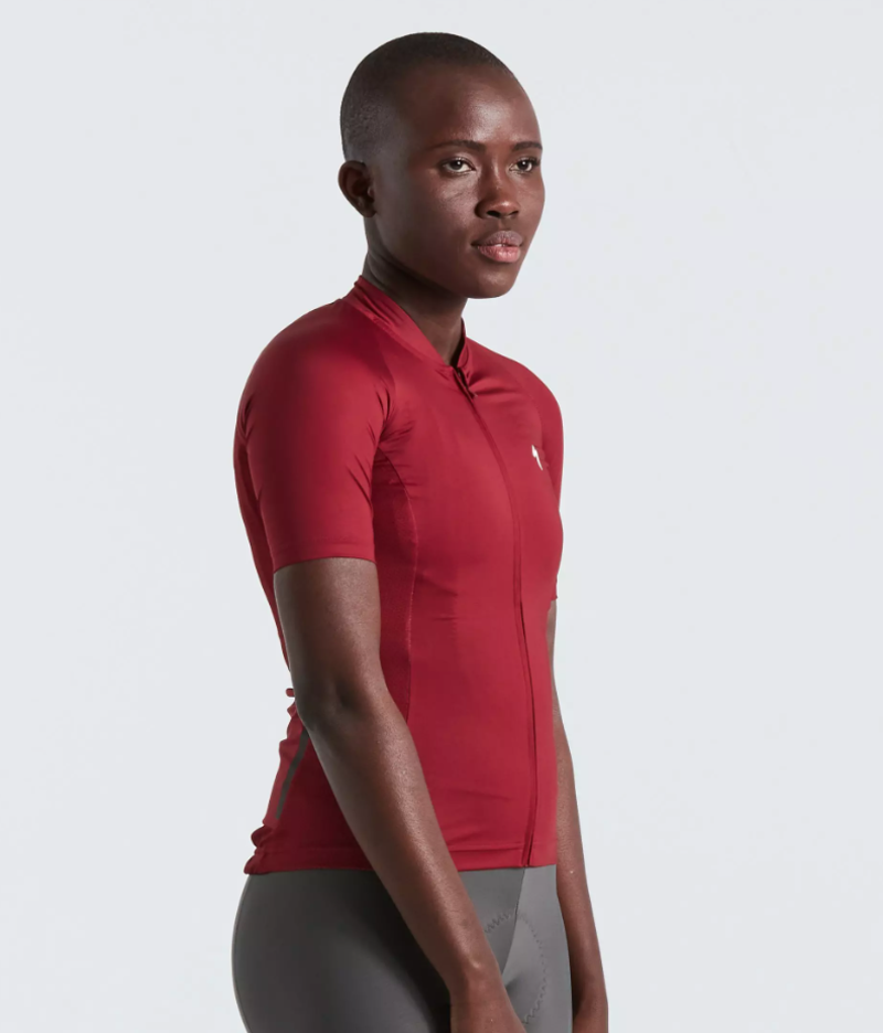 Specialized SL Solid Women's Short Sleeve Jersey in Maroon-1
