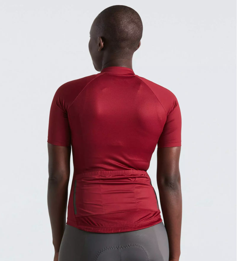 Specialized SL Solid Women's Short Sleeve Jersey in Maroon-2