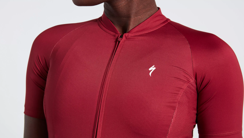 Specialized SL Solid Women's Short Sleeve Jersey in Maroon-3