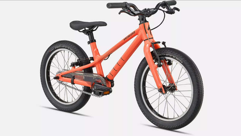 Specialized Jett 16 inch Kids Bike 2024 in Gloss Blaze and Black-1