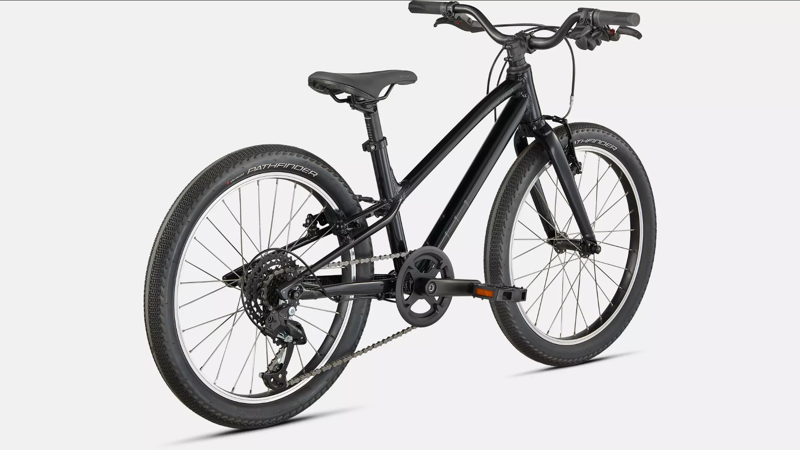 Specialized Jett 20 inch Kids Bike 2026 in Gloss Cast Black and Smoke-2