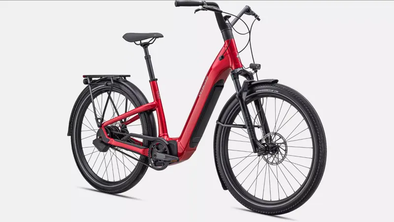 Specialized Turbo Como 5.0 IGH Electric Bike 2024 in Red and Silver-1