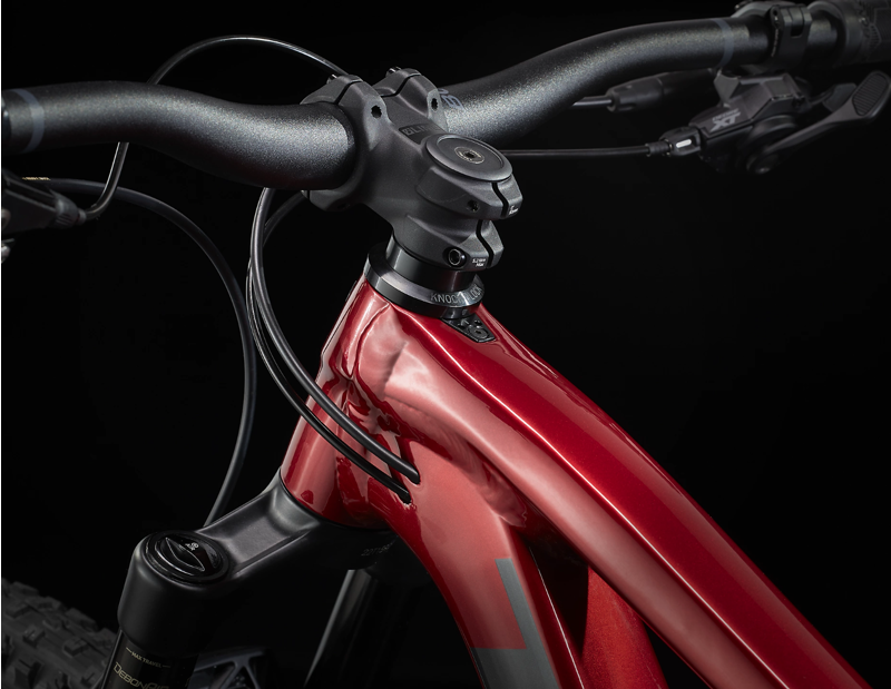 Trek Top Fuel 8 XT Full Suspension Mountain Bike 2022 in Red-6