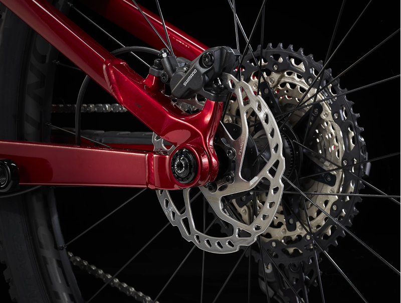 Trek Top Fuel 8 XT Full Suspension Mountain Bike 2022 in Red-10