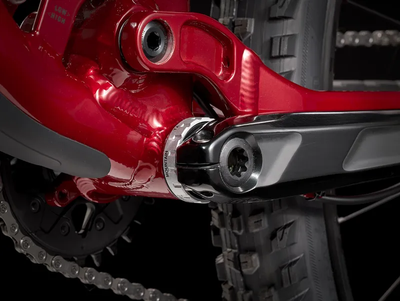 Trek Top Fuel 8 XT Full Suspension Mountain Bike 2022 in Red-8