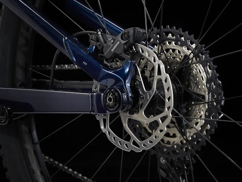 Trek Top Fuel 8 XT Full Suspension Mountain Bike 2024 in Blue-5