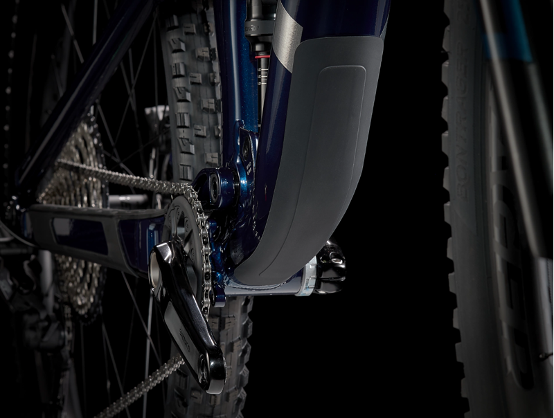 Trek Top Fuel 8 XT Full Suspension Mountain Bike 2024 in Blue-4