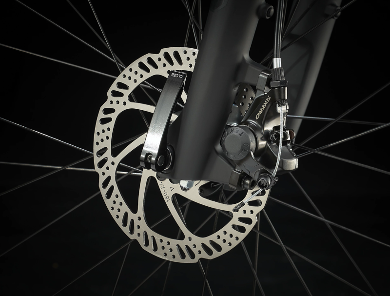 Trek Dual Sport 1 Hybrid Bike 2022 in Lithium Grey-9