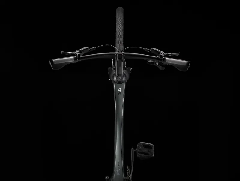 Trek Fx Sport 4 Carbon Hybrid Bike 2025 in Lithium Grey-10