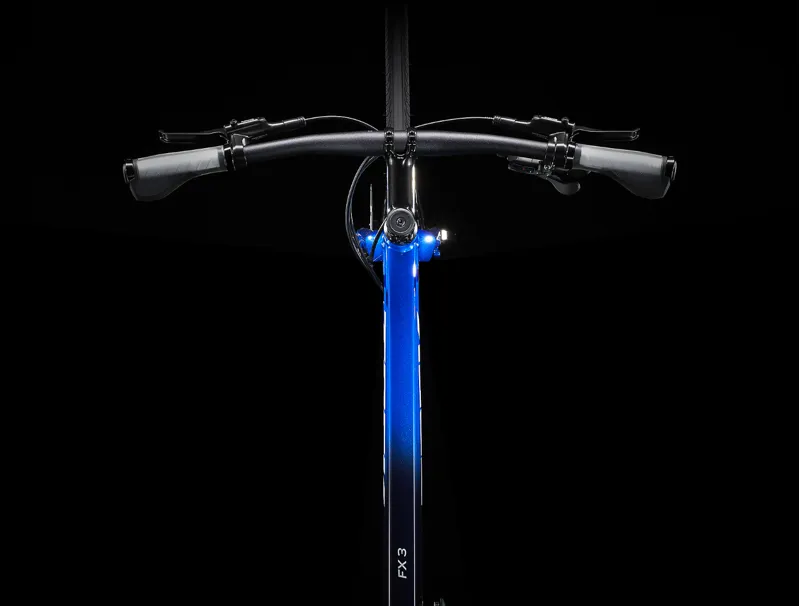 Trek FX 3 Disc Hybrid Bike 2025 in Alpine Blue-7