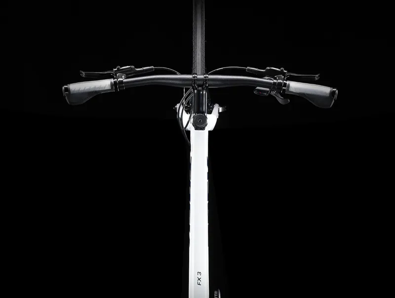 Trek FX 3 Disc  Hybrid Bike 2025 in White-5