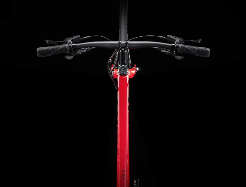 Trek FX 2 Disc Hybrid Bike 2024 in Viper Red-3