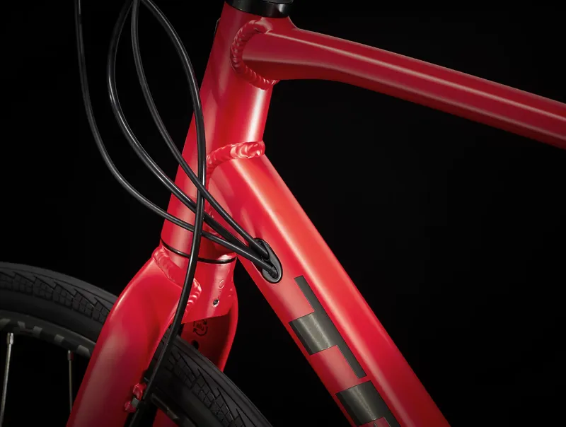 Trek FX 2 Disc Hybrid Bike 2024 in Viper Red-6