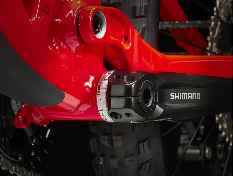 Trek Top Fuel 5 Full Suspension Mountain Bike 2022 in Red-3