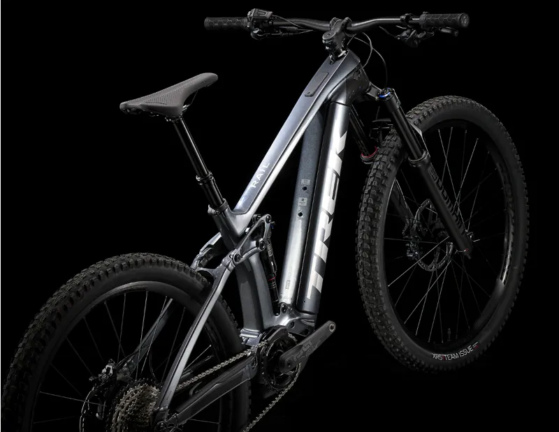 Trek Rail 9.7 SLX/XT Full Suspension Electric Mountain Bike 2024 in Galactic Grey-6