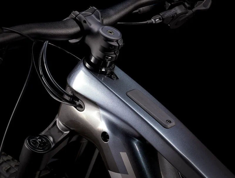 Trek Rail 9.7 SLX/XT Full Suspension Electric Mountain Bike 2024 in Galactic Grey-3