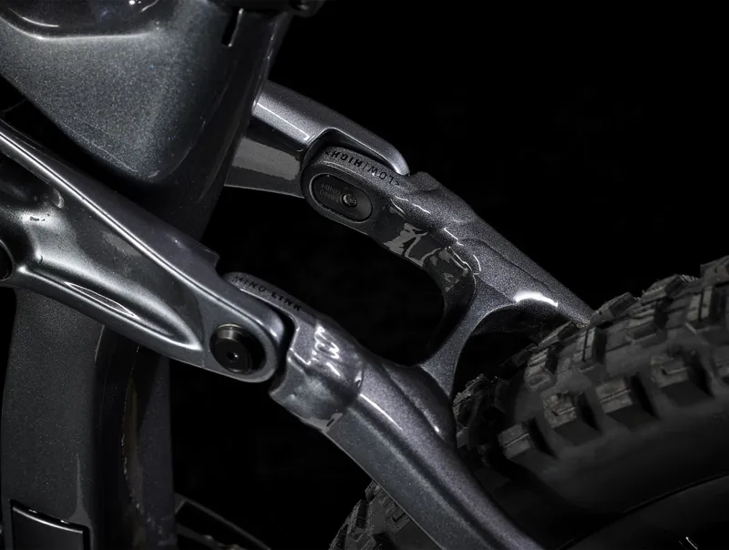 Trek Rail 9.7 SLX/XT Full Suspension Electric Mountain Bike 2024 in Galactic Grey-11