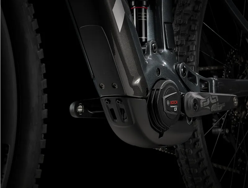 Trek Rail 9.7 SLX/XT Full Suspension Electric Mountain Bike 2024 in Galactic Grey-9