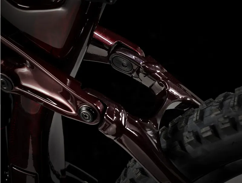 Trek Rail 9.7 SLX/XT Gen 4 Full Suspension Electric Mountain Bike 2023 in Carbon Red Smoke-6