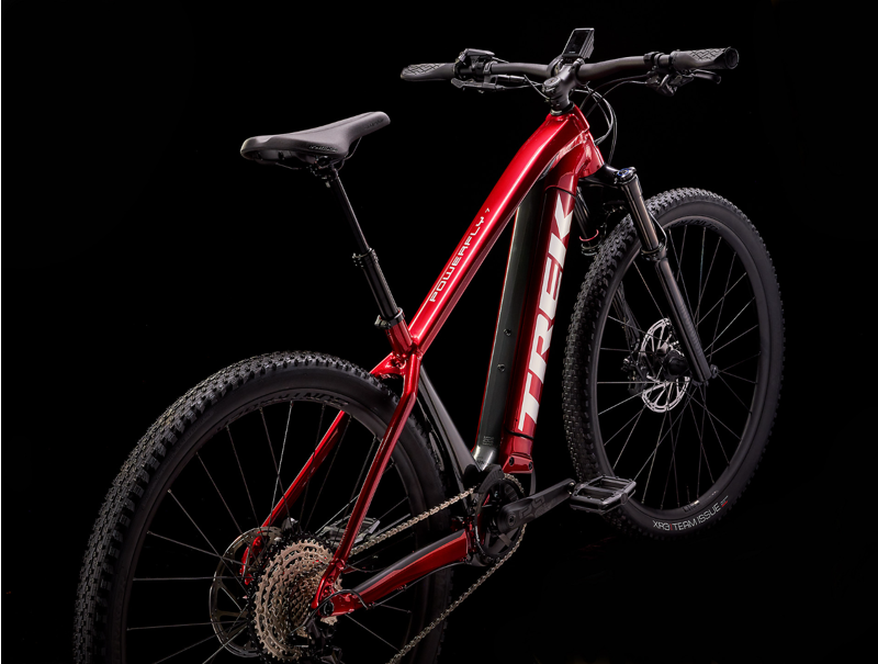 Trek Powerfly 7 Gen 4 Electric Mountain Bike 2024 in Crimson/Lithium Grey-2