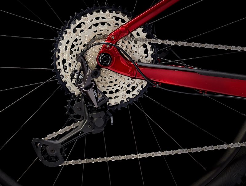 Trek Powerfly 7 Gen 4 Electric Mountain Bike 2024 in Crimson/Lithium Grey-6