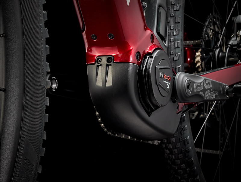 Trek Powerfly 7 Gen 4 Electric Mountain Bike 2024 in Crimson/Lithium Grey-4