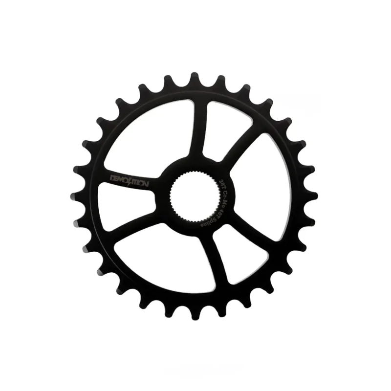 Demolition BMX Mugatu Sprocket Black in Black
