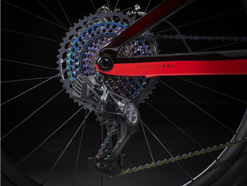 Trek Rail 9.9 XX1 AXS Full Suspension Electric Mountain Bike 2023 in Carbon Red Smoke-4