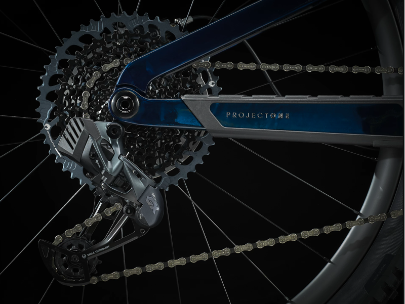 Trek Slash 9.8 GX AXS Full Suspension Mountain Bike 2021 in Blue-11