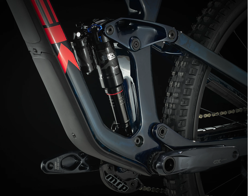 Trek Slash 9.8 GX AXS Full Suspension Mountain Bike 2021 in Blue-8