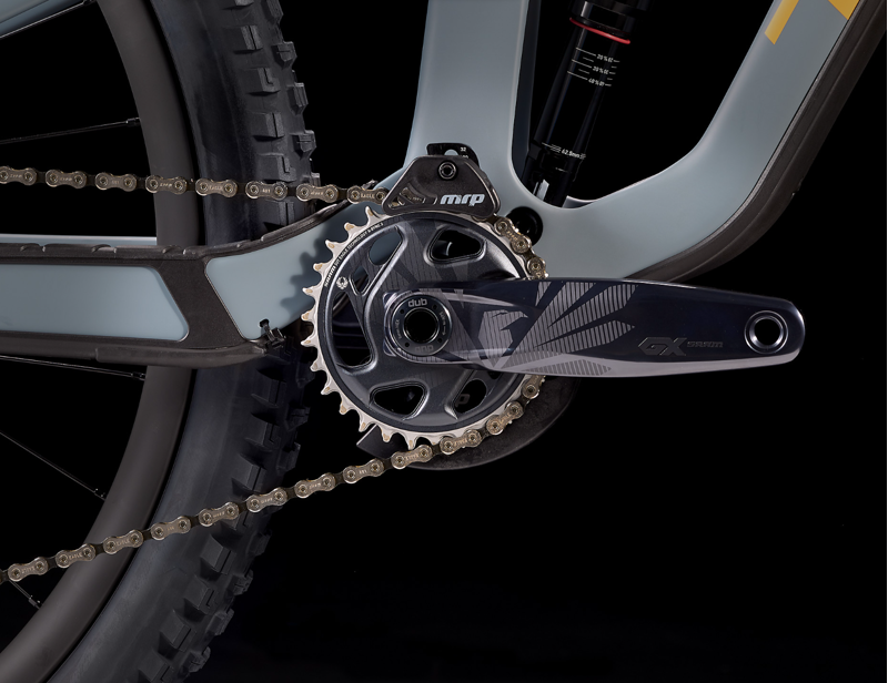 Trek Slash 9.8 GX AXS Full Suspension Mountain Bike 2023 in Blue-11