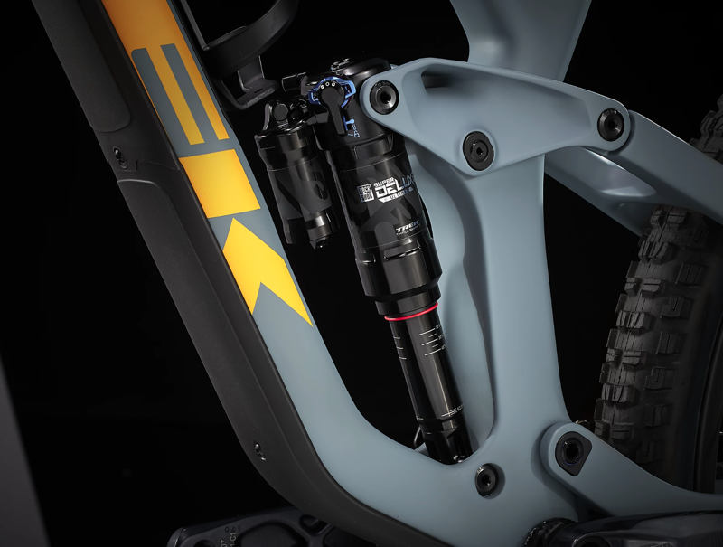 Trek Slash 9.8 GX AXS Full Suspension Mountain Bike 2023 in Blue-9