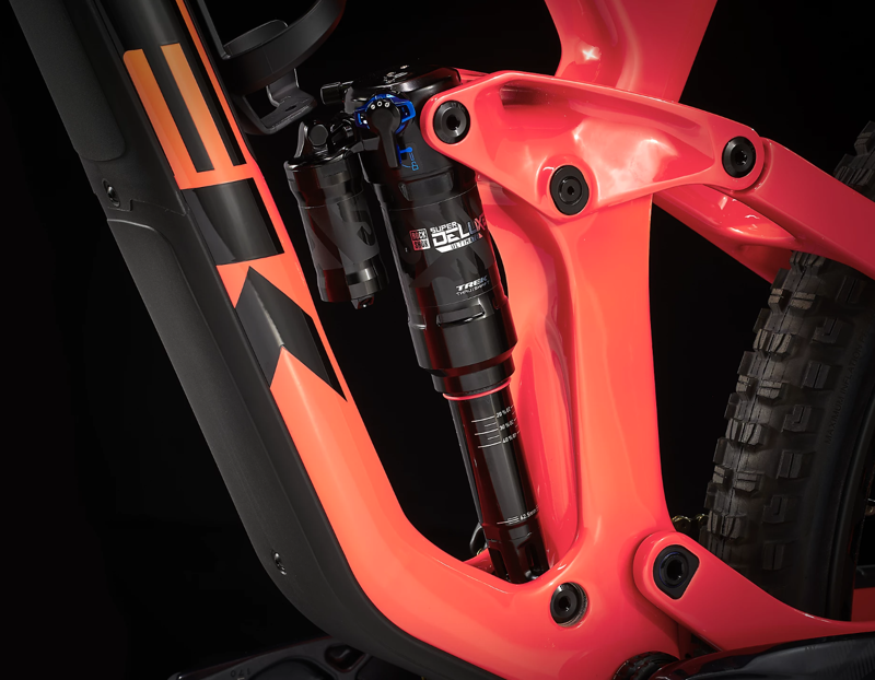 Trek Slash 9.8 GX AXS Full Suspension Mountain Bike 2023 in Yellow-9