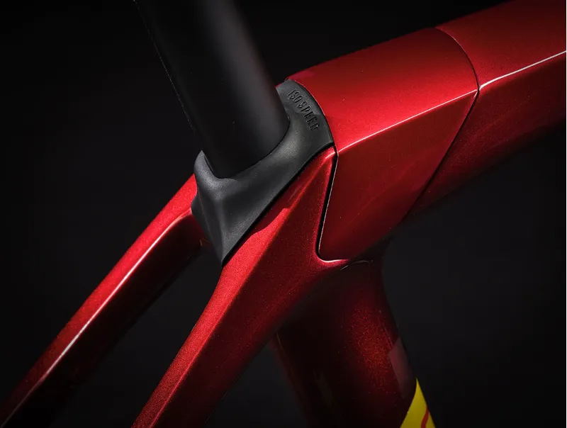 Trek Domane SLR 7 AXS Gen 4 Road Bike 2024 in Metallic Red Smoke/Blue Smoke Fade-8