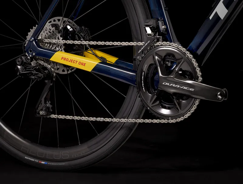 Trek Domane SLR 9 Gen 4 Carbon Road Bike 2024 in Metallic Red Smoke To Blue Smoke Fade-4