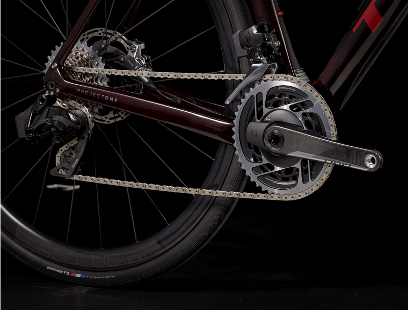 Trek Domane SLR 9 eTap Gen 4 Carbon Road Bike 2024 in Metallic Red Smoke/Red-3