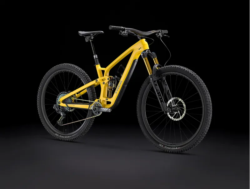 Trek Fuel EX 9.9 XX1 AXS Full Suspension Mountain Bike 2024 in Baja Yellow-1